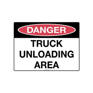 Danger [Header] Truck Unloading Area – Agsafe Store