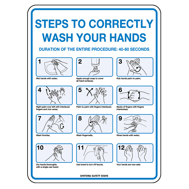 Steps to Correctly Wash Your Hands – Agsafe Store